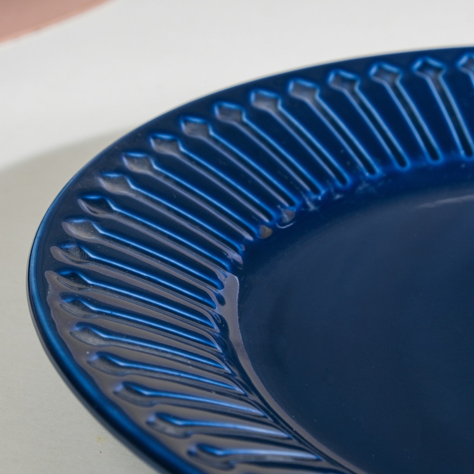 Royal Pasta Plate Blue 9 Inch