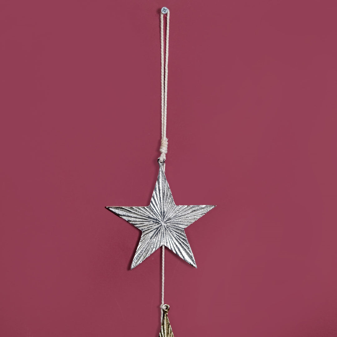 Glam Festive Christmas Star Garland