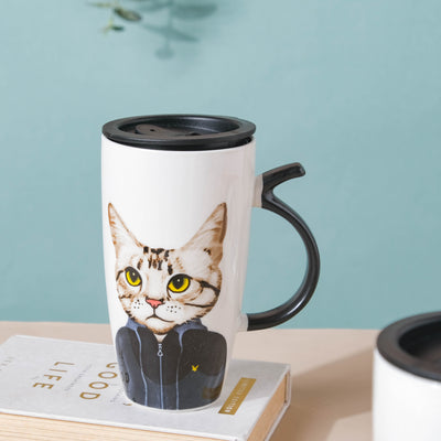 Tall Cat Mug