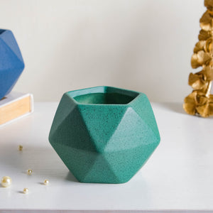 Green Abstract Plant Pot