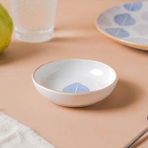 House of Eden Blue Leaf Dessert Plate 50ml