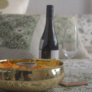 Brass Urli / Nacho Bowl – Handmade Brass Bowl for Snacks