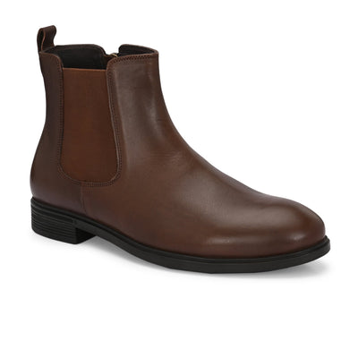 Egoss Leather Chelsea Boots For Men