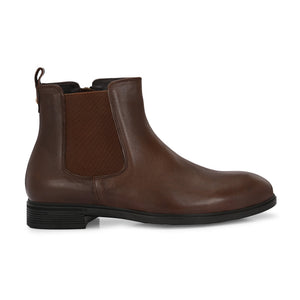 Egoss Leather Chelsea Boots For Men