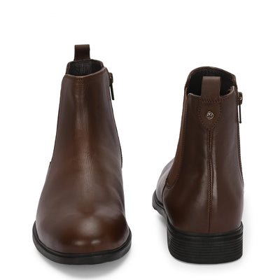 Egoss Leather Chelsea Boots For Men
