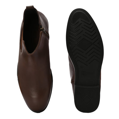 Egoss Leather Chelsea Boots For Men