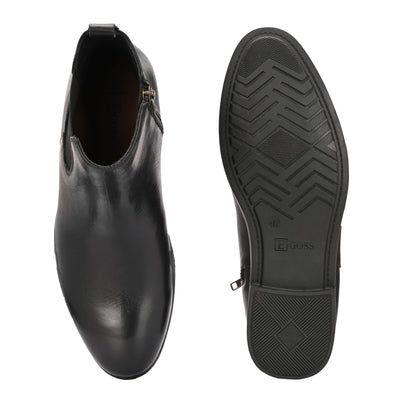 Egoss Leather Chelsea Boots For Men