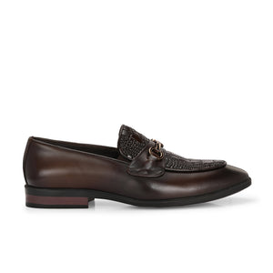 Titanium Party Loafers by Aspeerio