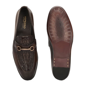 Titanium Party Loafers by Aspeerio