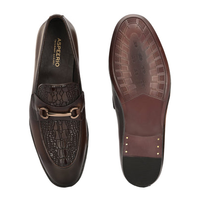 Titanium Party Loafers by Aspeerio