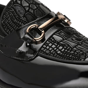 Titanium Party Loafers by Aspeerio