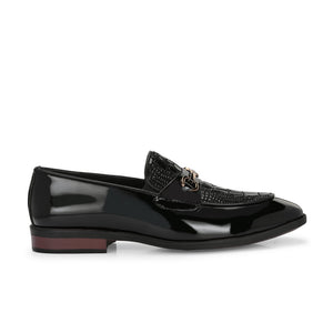 Titanium Party Loafers by Aspeerio