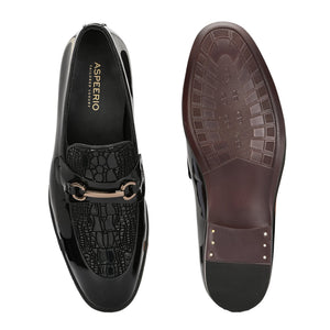 Titanium Party Loafers by Aspeerio