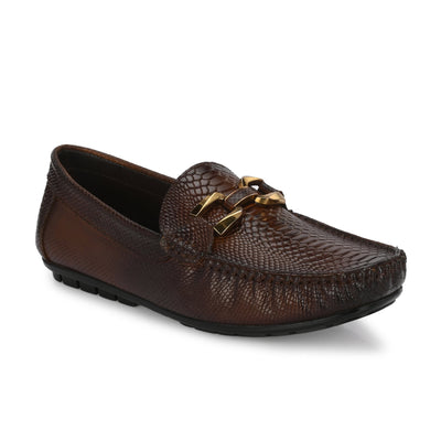 Egoss Platinum Loafers For Men