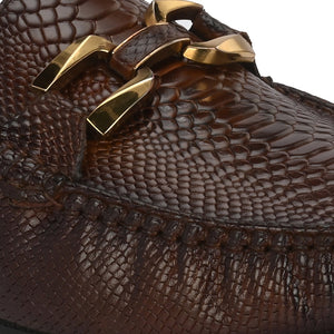 Egoss Platinum Loafers For Men
