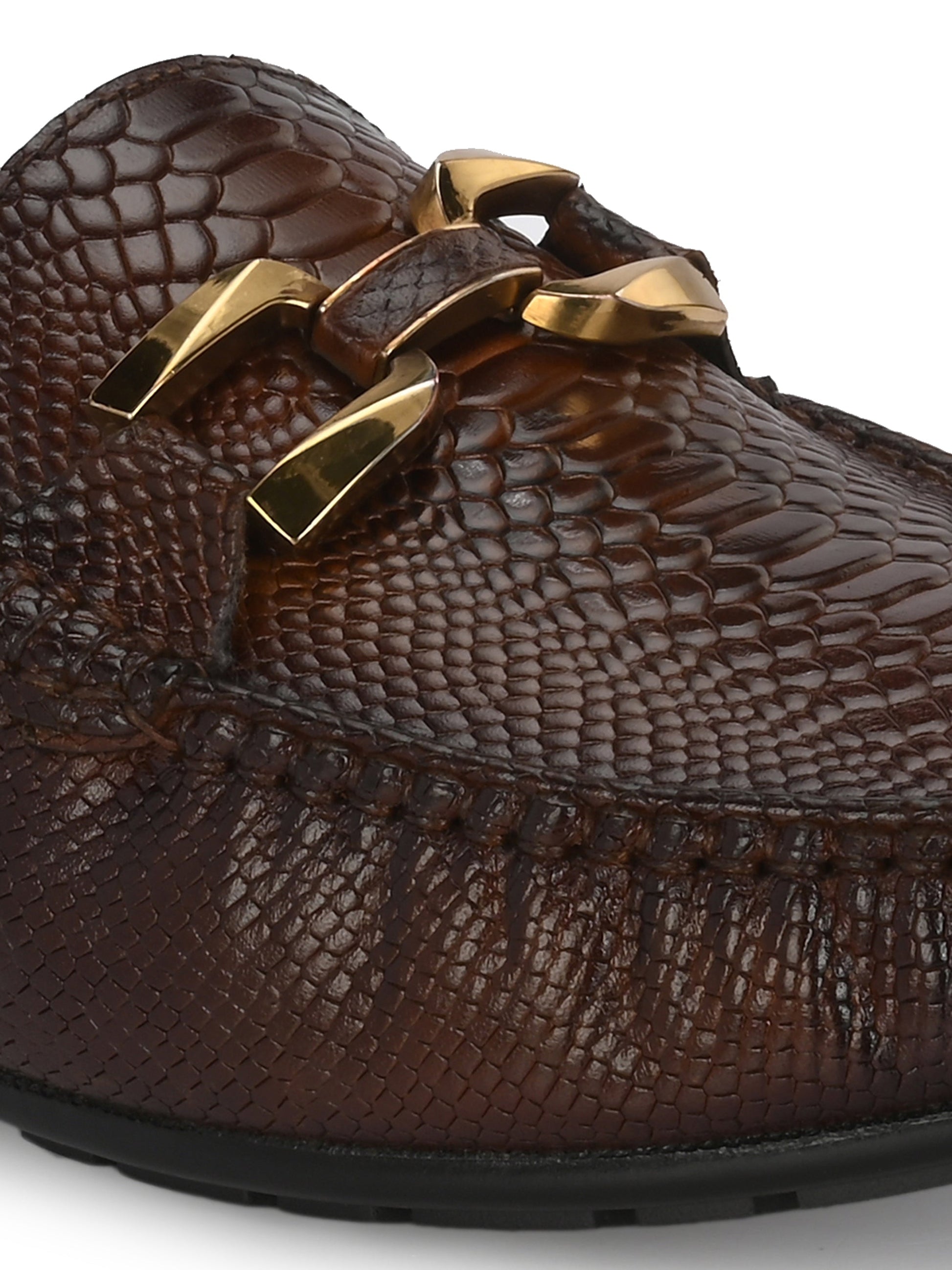 Egoss Platinum Loafers For Men