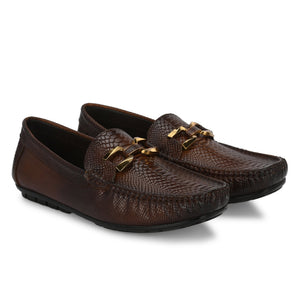 Egoss Platinum Loafers For Men