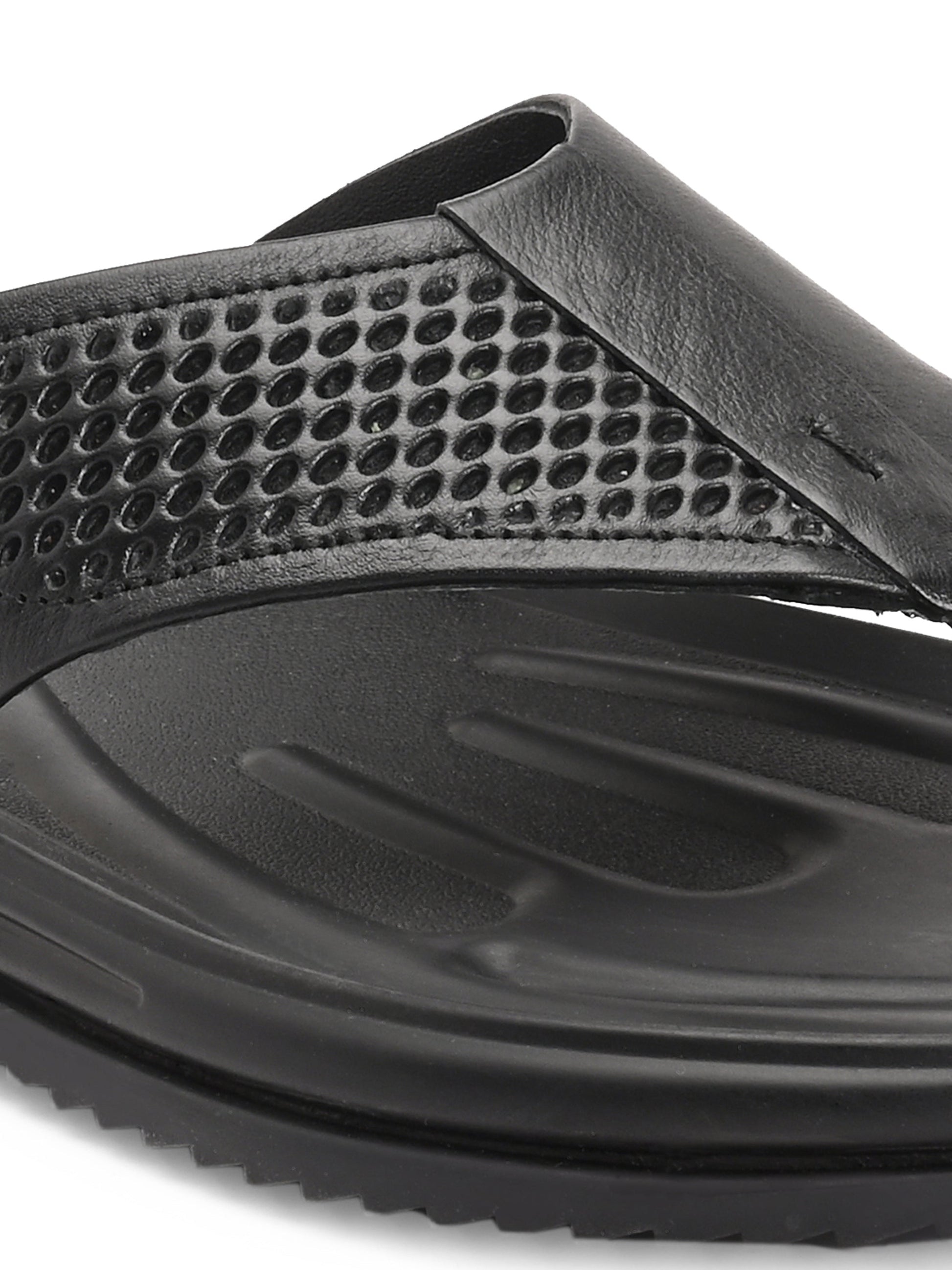 Comet Leather Slippers by Aspeerio