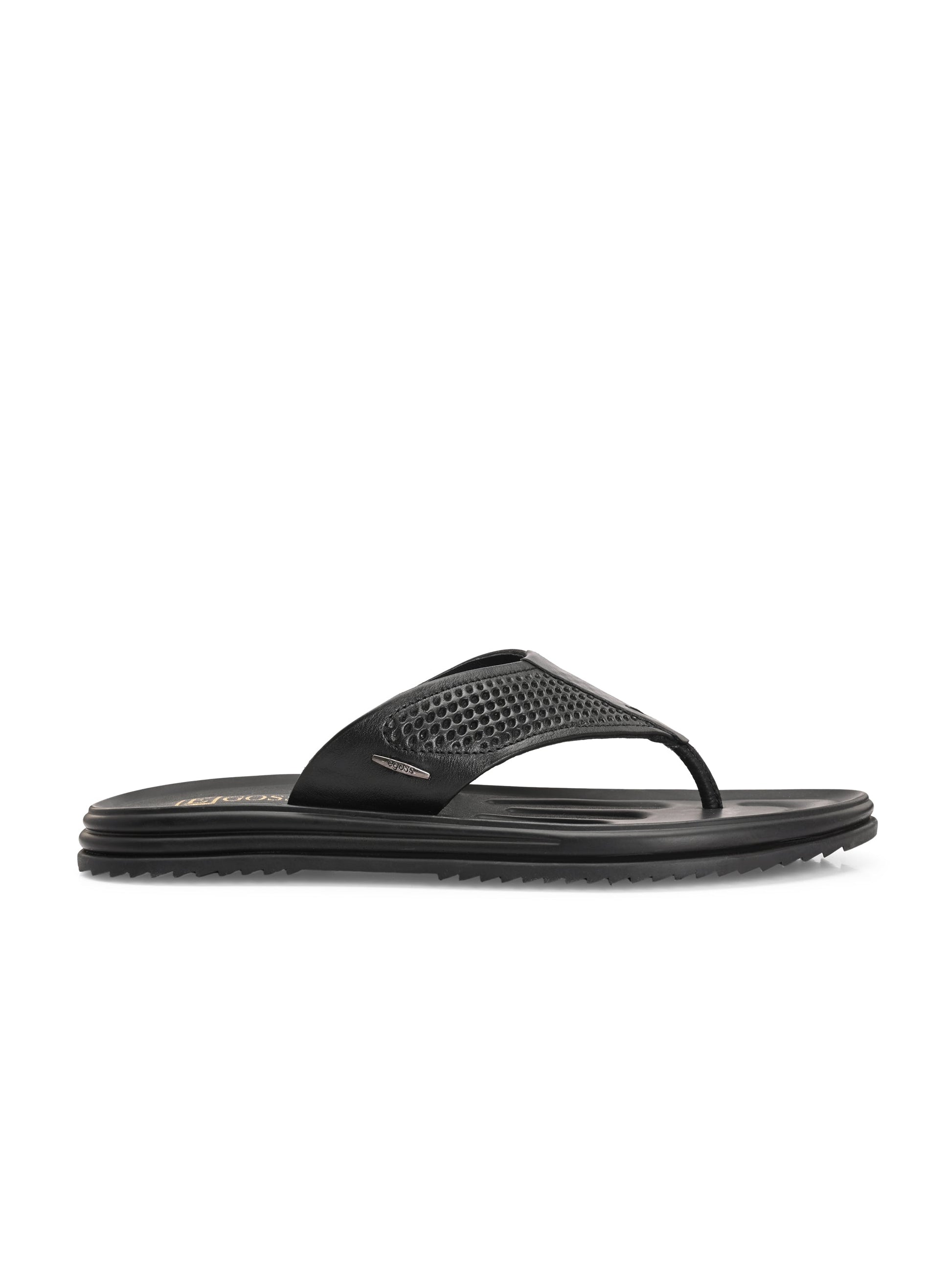 Comet Leather Slippers by Aspeerio