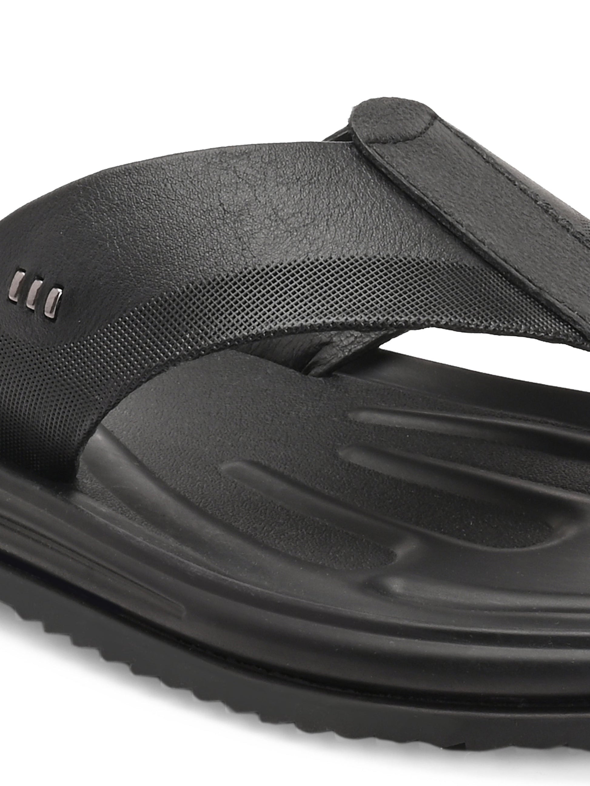 Comet Leather Slippers by Aspeerio