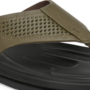 Comet Leather Slippers by Aspeerio