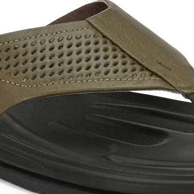 Comet Leather Slippers by Aspeerio