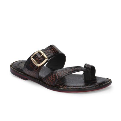 Egoss Ethnic Slippers For Men