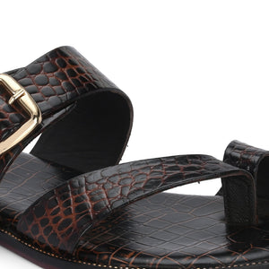 Egoss Ethnic Slippers For Men
