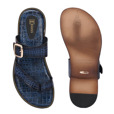 Egoss Ethnic Slippers For Men