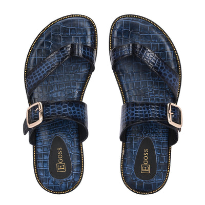 Egoss Ethnic Slippers For Men