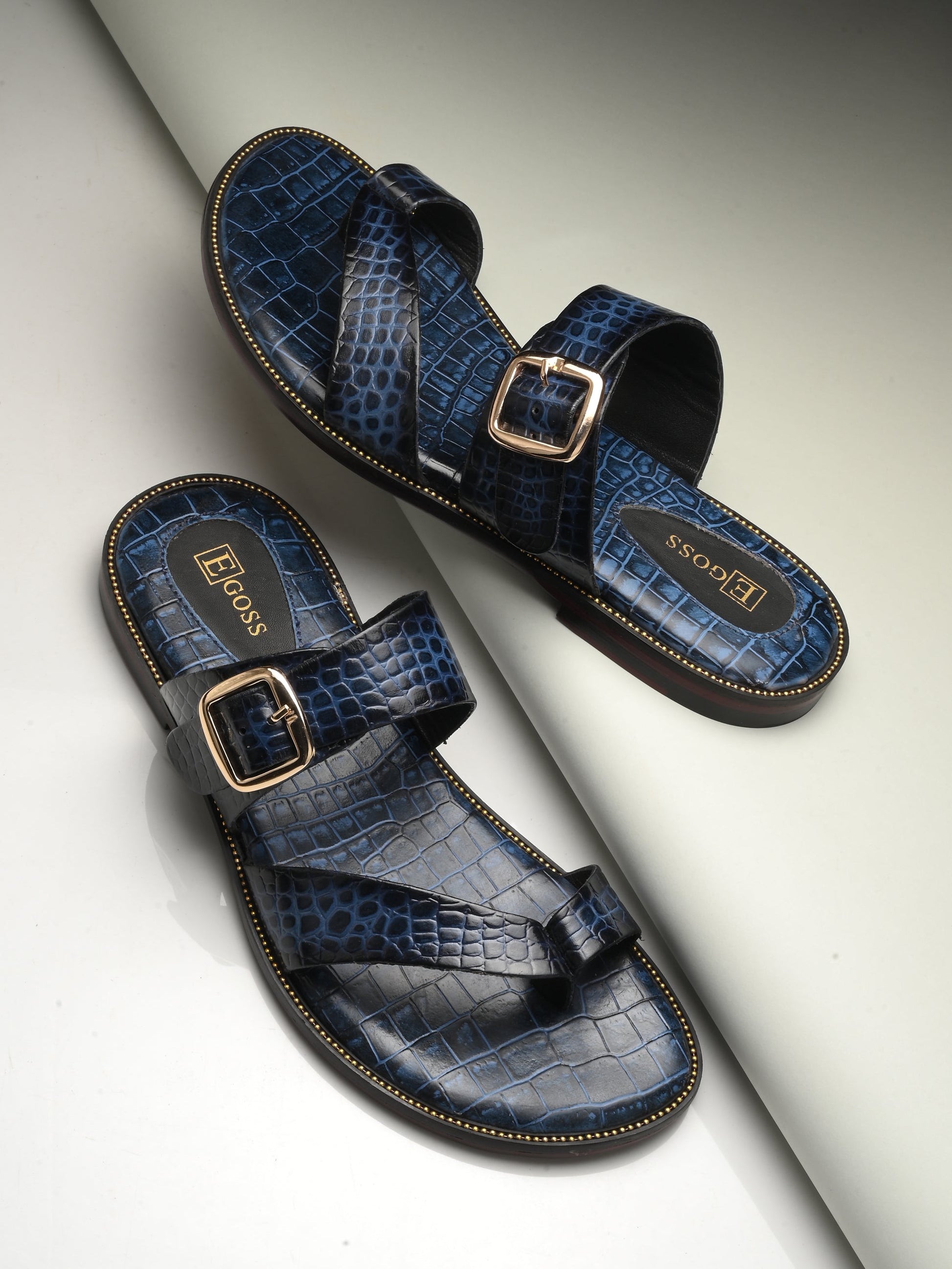 Egoss Ethnic Slippers For Men