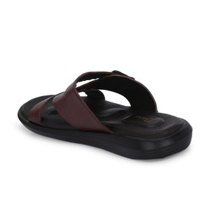 Egoss Leather Slippers For Men