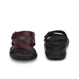 Egoss Leather Slippers For Men