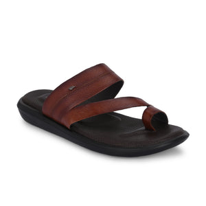 Egoss Leather Slippers For Men