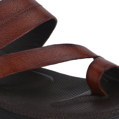 Egoss Leather Slippers For Men