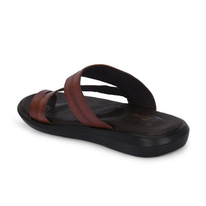 Egoss Leather Slippers For Men