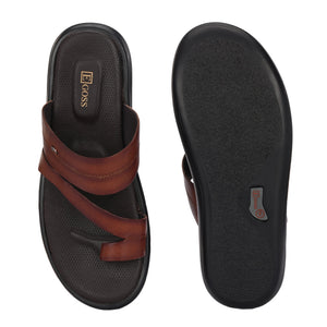 Egoss Leather Slippers For Men