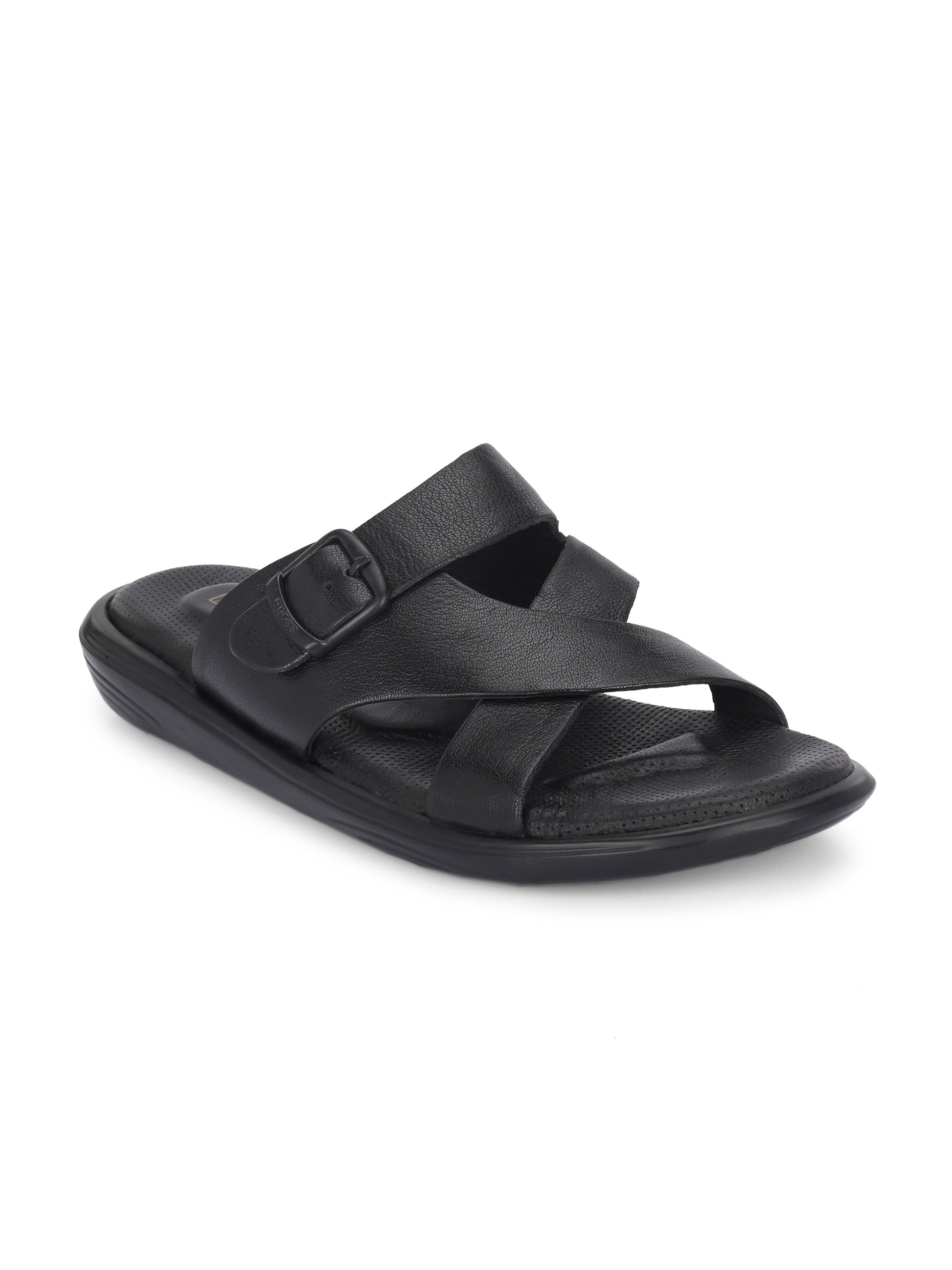 Egoss Leather Slippers For Men
