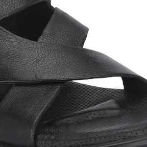 Egoss Leather Slippers For Men