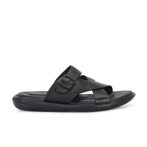 Egoss Leather Slippers For Men