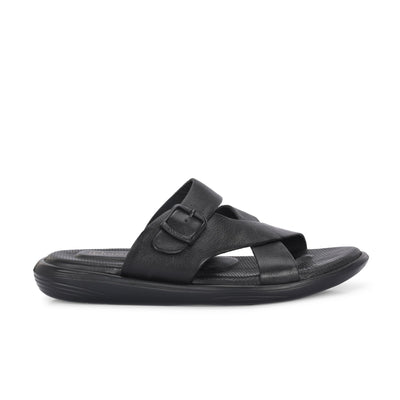 Egoss Leather Slippers For Men