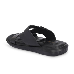 Egoss Leather Slippers For Men