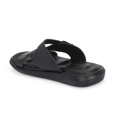 Egoss Leather Slippers For Men