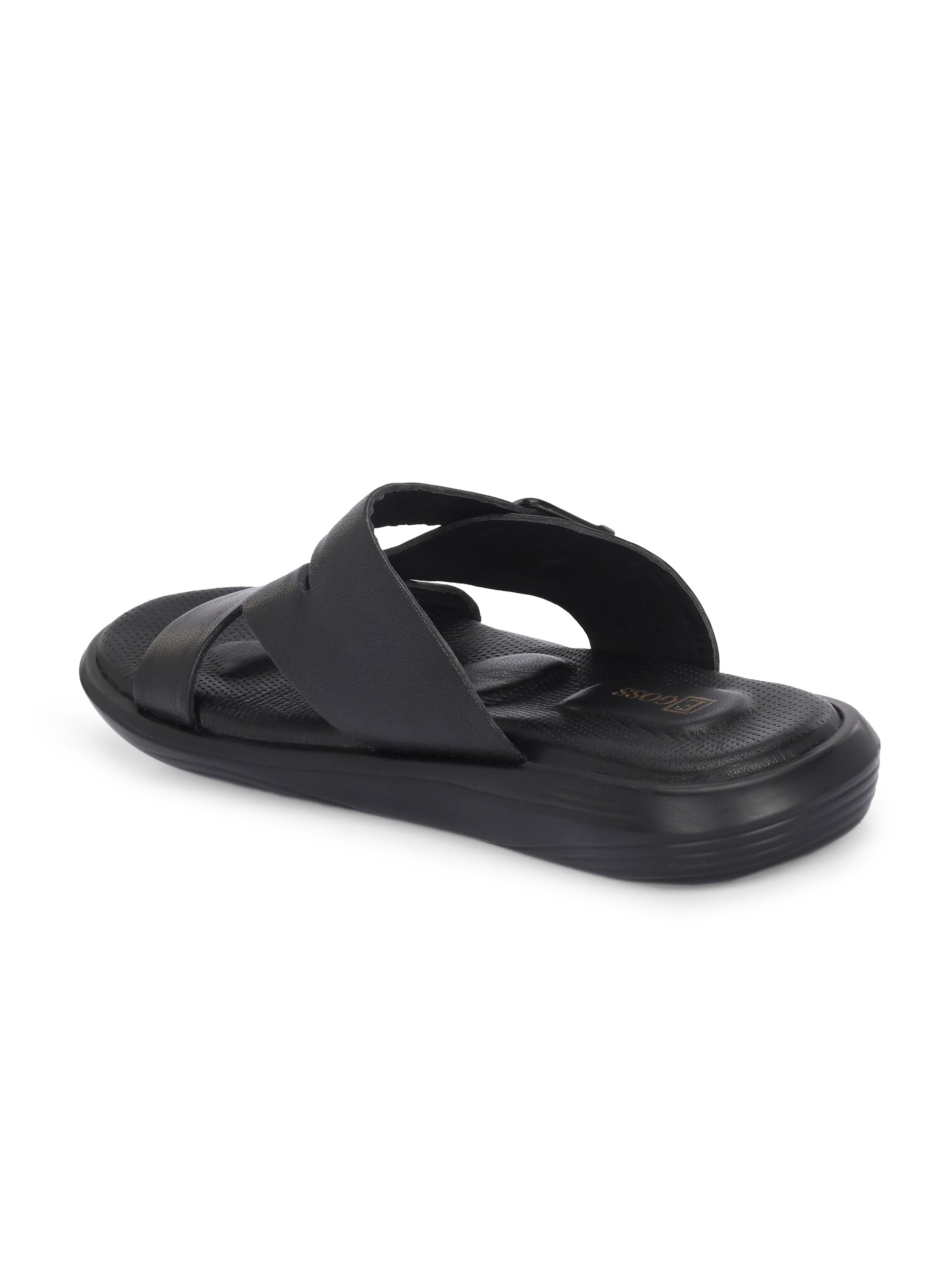 Egoss Leather Slippers For Men