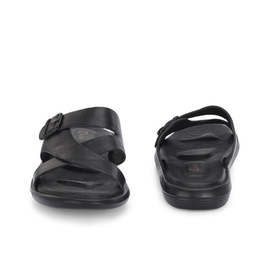 Egoss Leather Slippers For Men