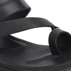 Egoss Leather Slippers For Men