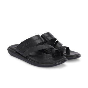 Egoss Leather Slippers For Men