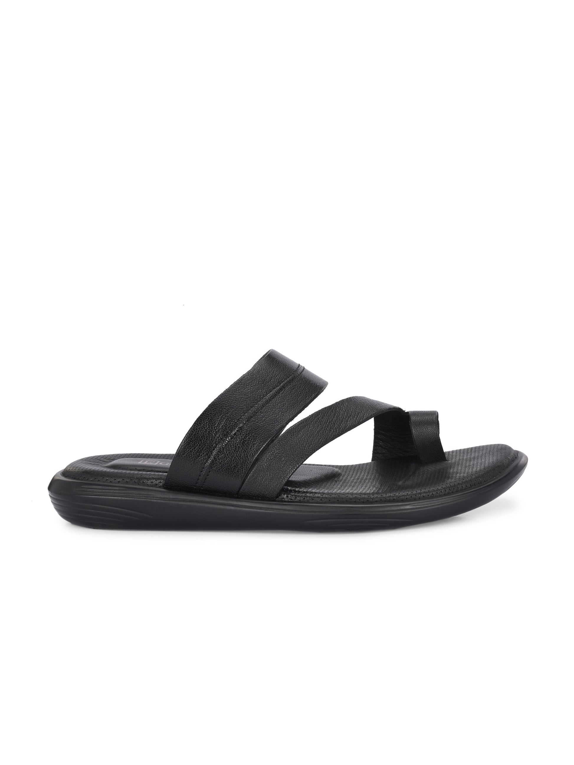 Egoss Leather Slippers For Men