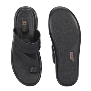 Egoss Leather Slippers For Men