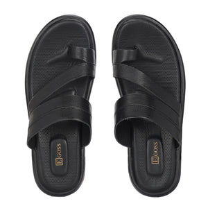 Egoss Leather Slippers For Men